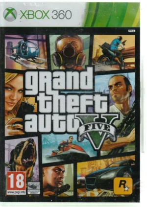 5026555258104 Grand Theft Auto V (Xbox 360)