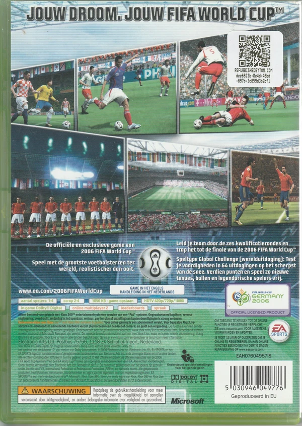 2006 FIFA World Cup Germany (Xbox 360) (achterkant) 2006 FIFA World Cup Germany (Xbox 360) (achterkant)